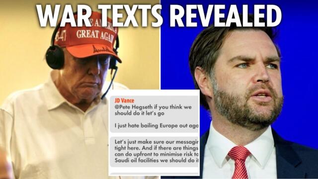 Trump leaked messages IN FULL as US war plans revealed in ‘bombshell blunder’