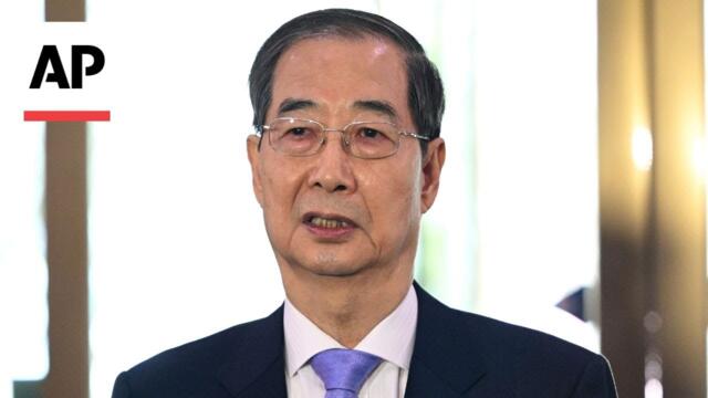South Korea's acting president thanks constitutional court for restoring his powers