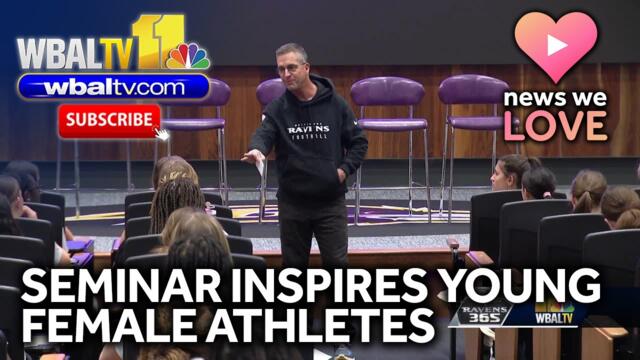 Ravens' seminar inspires young female athletes
