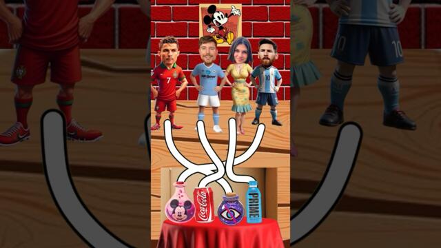 Who Will Become Mickey Mouse 🐭? 🤔 Ronaldo or Messi or Mrbeast or Celine