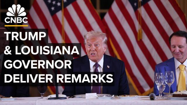 President Trump and Louisiana Gov. Jeff Landry deliver remarks in the White House — 3/24/2025
