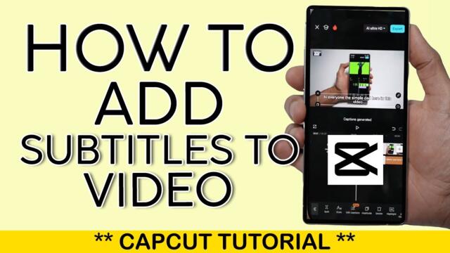How to Auto Add Subtitles to Video Vapcut | How to Apply Subtitles to your Video on Capcut 2025