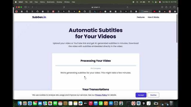 AI-Powered Subtitle Generator - Auto-Generate & Overlay Subtitles with subgen.in