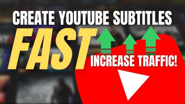 How to add custom subtitles on YouTube EASY & FREE!
