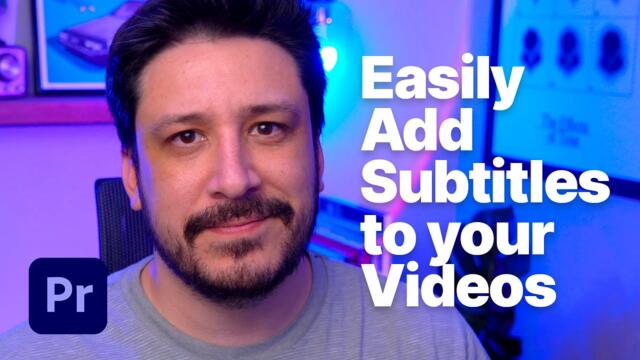 How to Add Subtitles in Adobe Premiere Pro (Step-by-Step Tutorial)