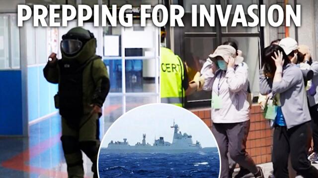 Taiwan's chilling disaster drills as China threat escalates