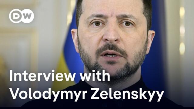 Exclusive interview with Ukraine's President Volodymyr Zelenskyy | DW News