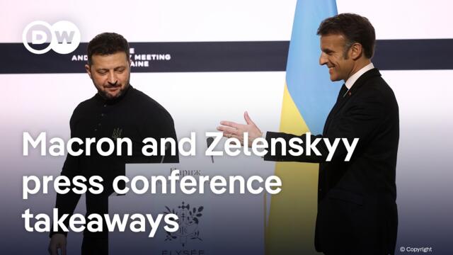 French President Emmanuel Macron promises to step up support for Ukraine | DW News