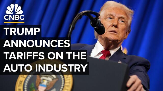 President Trump speaks on tariffs on the auto industry — 3/26/2025