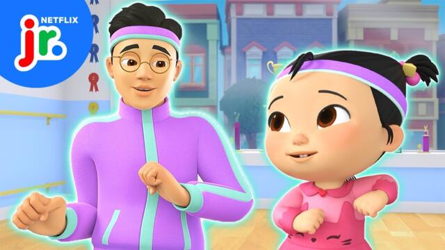 Cece's Dance Practice with Daddy! 🎶 CoComelon Lane | Netflix Jr