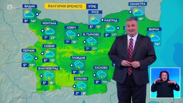 bTV Времето (28.03.2025 г. – централна емисия)