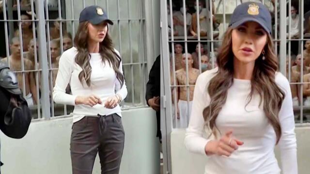 Kristi Noem Uses Inmates at El Salvador Prison in Photo Op