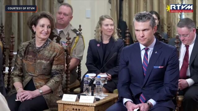 US Defense Secretary Pete Hegseth's courtesy call on President Ferdinand Marcos Jr.