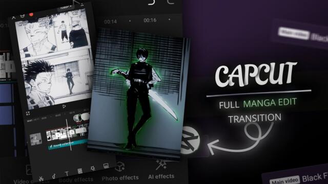 Full CapCut Manga Transition Tutorial | CapCut Tutoria