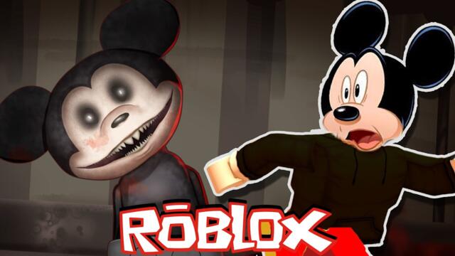 Mickey Mouse ESCAPE The Mouse Horror in Roblox