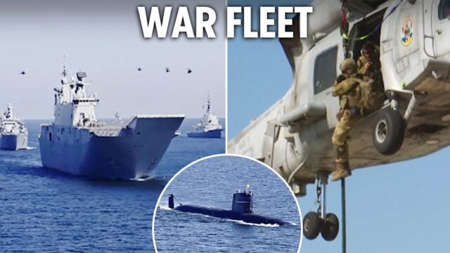 NATO flexes sea power in huge drill to show how Med is protected