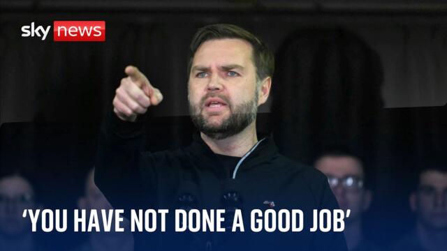 JD Vance hits out at Denmark during Greenland visit after Donald Trump says US 'needs' the island