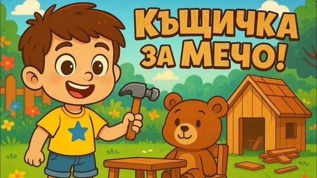 Къщичка за Мечо 🏡🐻 | Весела детска песен с анимация!