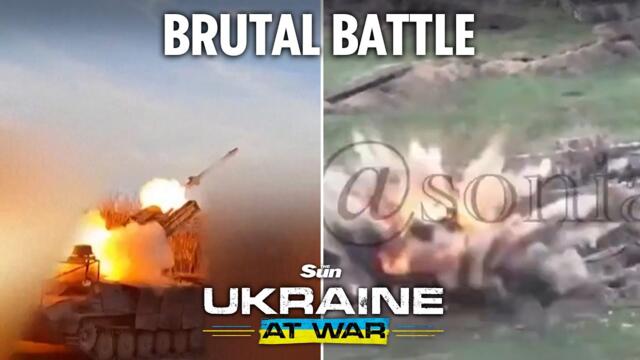 Moment Ukrainian jet drops huge 500lb bomb on Russian position as troops battle for Kursk