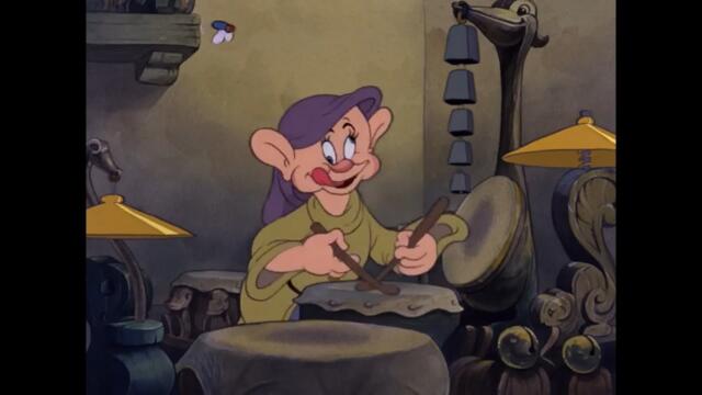 All Dopey Scenes in Snow White and the Seven Dwarfs (1937)