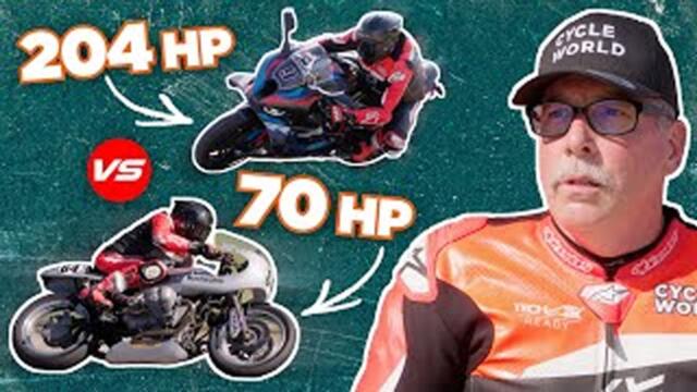We Tested BMWs Oldest And Newest Superbikes back to back!