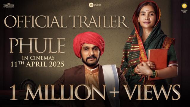 Phule | Official Trailer | Pratik Gandhi & Patralekhaa | Ananth Narayan Mahadevan | April 11, 2025
