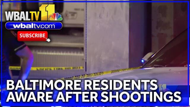 Baltimore residents staying vigilant after 2 shootings