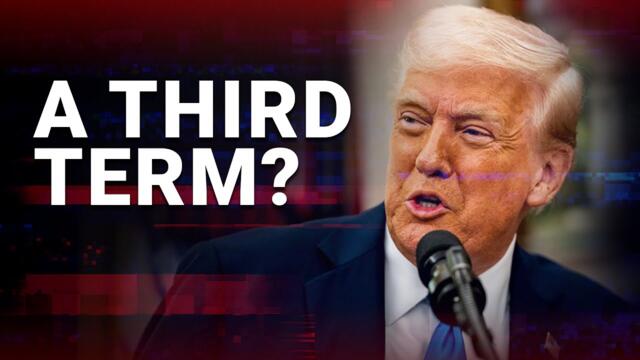 Donald Trump 'not joking' about potential third term as president