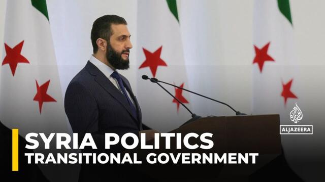 Syrian President Ahmed al-Sharaa unveils transitional government
