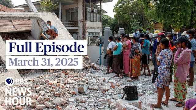PBS News Hour full episode, March 31, 2025