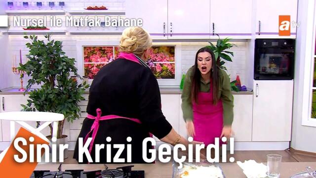 Sinir krizi geçiren Seda gözyaşlarına boğuldu! - Nursel ile Mutfak Bahane 1 Nisan 2025