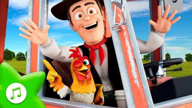 Трактор труженик 🚜 | Детские песни на русском | На ферме у Зенона