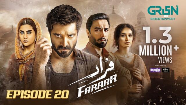 Faraar Episode 20 (Subtitles) 30th March 2025 - Hamza Ali Abbasi - Ahmed Ali Akbar - Sohai Ali Abro