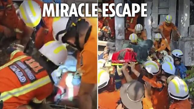Incredible moment survivor pulled from rubble 91 HOURS after devastating Myanmar earthquake