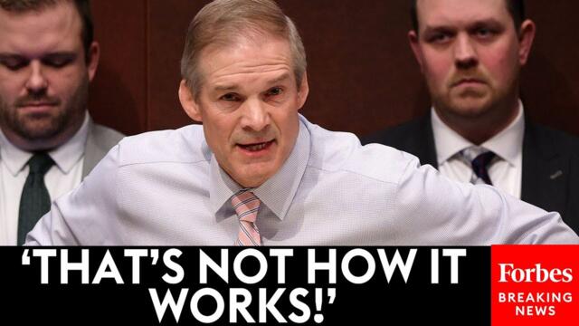 Jim Jordan Drops The Hammer On 'Unelected' Judges Issuing Injunctions Against Trump