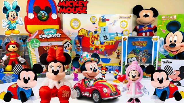 Mickey Mouse Toys Collection Unboxing ASMR | Disney Junior Mickey Dino-Webs Playset | Review Toys