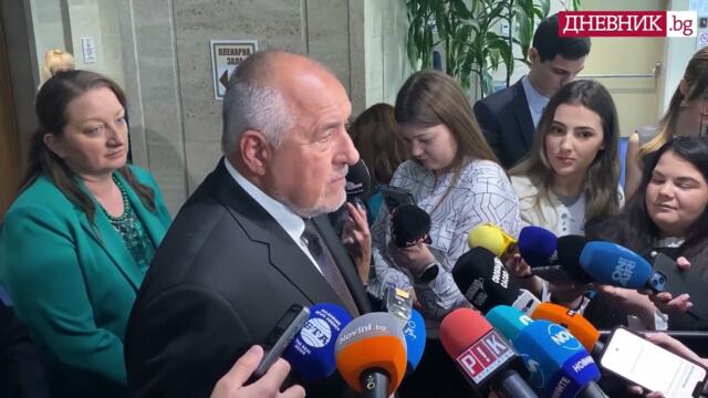 Борисов: Изкълчих си пръста в зала и гласувах Радостин Василев да стане зам.-председател