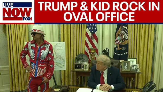 FULL: Trump joined by Kid Rock in Oval Office | LiveNOW from FOX