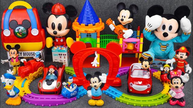 Satisfying with Unboxing Disney Junior Mickey Mouse Castle Track Playset| Review Toys ASMR