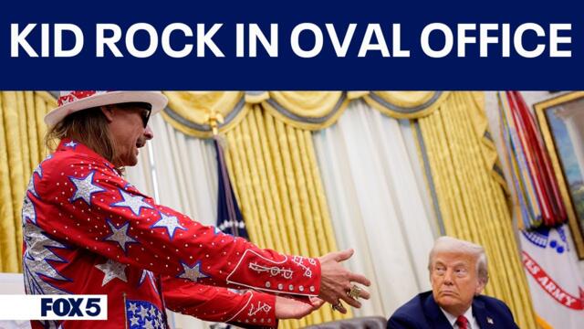 FULL VIDEO: Kid Rock joins President Donald Trump in Oval Office | FOX 5 DC