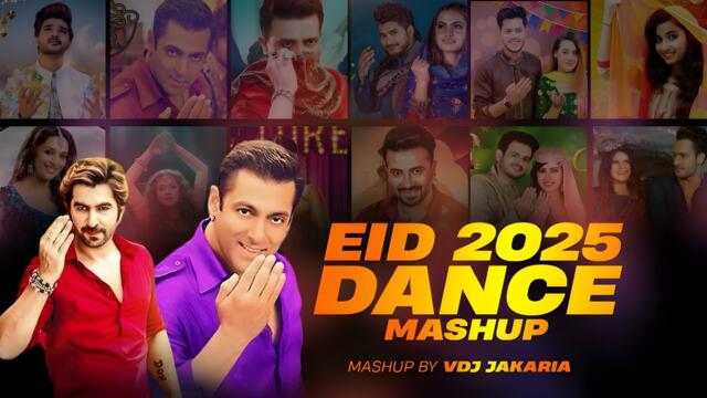 EID 2025 DANCE MASHUP | Eid Mubarak | VDj Jakaria | New Remix Songs