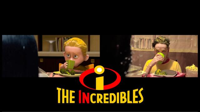 LOS INCREIBLES / Cena Familiar / Live action