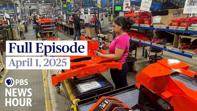 PBS News Hour full episode, April 1, 2025