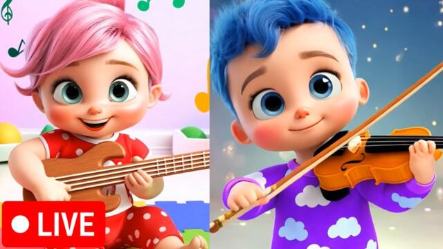 🎶 Прямой эфир: Веселые и обучающие песни для детей | Веселое времяпрепровождение с Анной и Эмой!