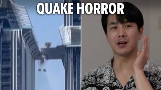 Survivor leapt across splitting skyscraper as earthquake hit Bangkok