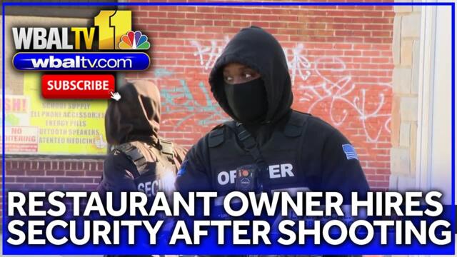 Business owner hires security guards after shooting