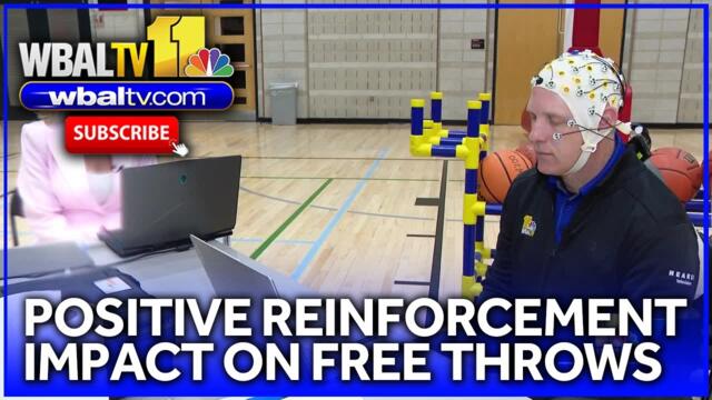 Studying positive reinforcement and free throws