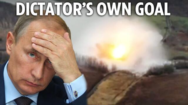 Putin spectacularly bombs his OWN dam on Ukraine border in huge blow