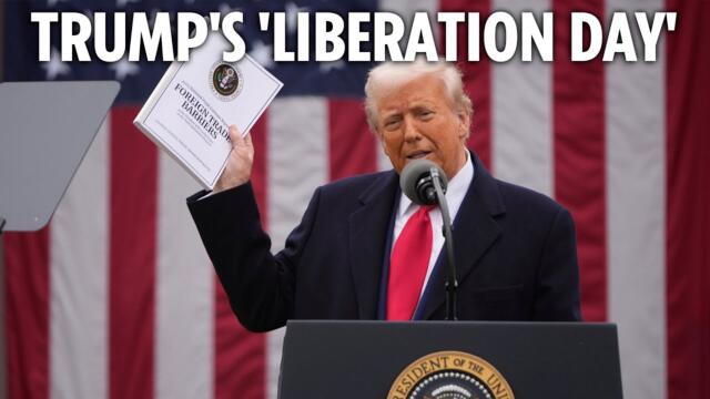 Trump delivers tariffs blitz as he vows to end US being 'ripped off'