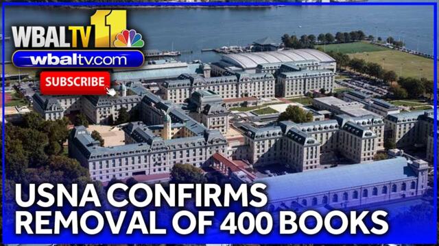 USNA confirms removal of 400 books from library